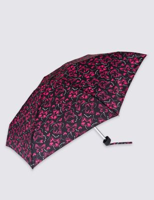 Butterfly Spots Compact Umbrella with Stormwear&trade;